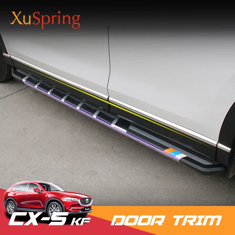 New Stainless Steel Body Door Side Molding Trim For Mazda CX-5 CX5 2017-2019