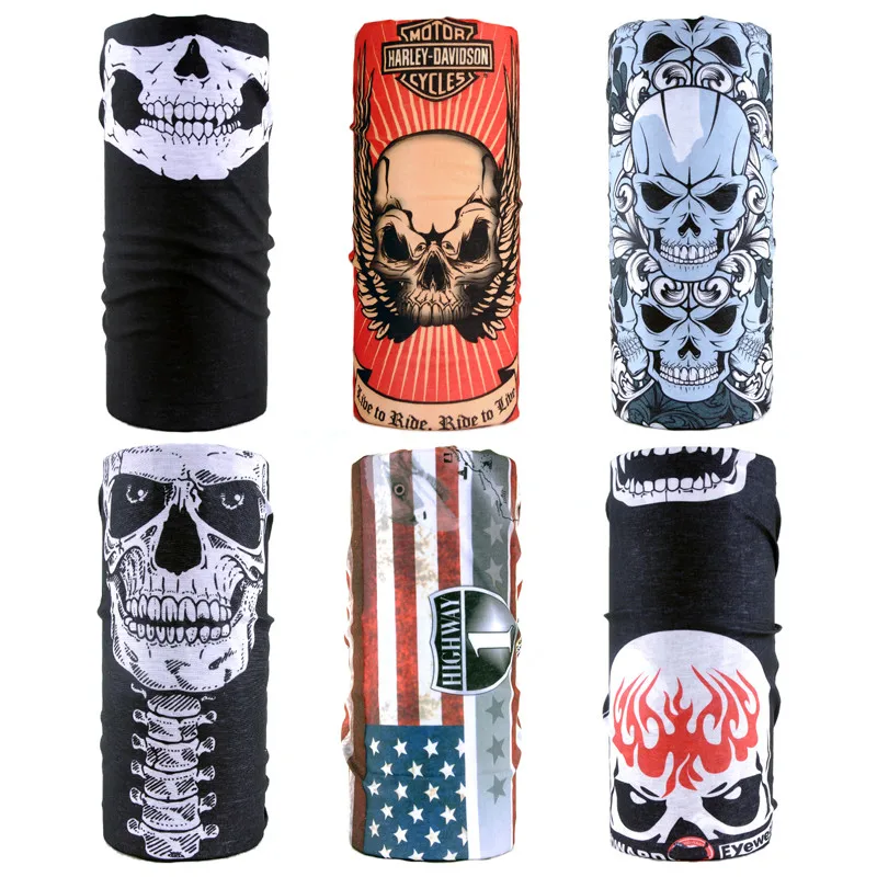 عالية-الانتقال الجمجمة الدراجات التنزه التزلج باندانا الرجال البوليستر وشاح تدفئة للرقبة قناع الشمس الأشعة فوق البنفسجية الظل باندانا Ciclismo...