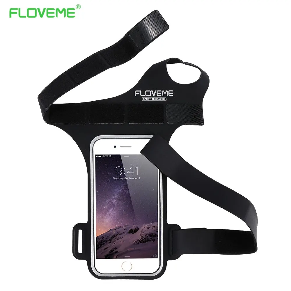 FLOVEME رياضة الجري رياضة الدراجات شارة لسامسونج غالاكسي S8 S8 زائد S6 حافة S7 حافة الرياضة الذراع الفرقة 5.5 بوصة حقيبة ل غالاكسي