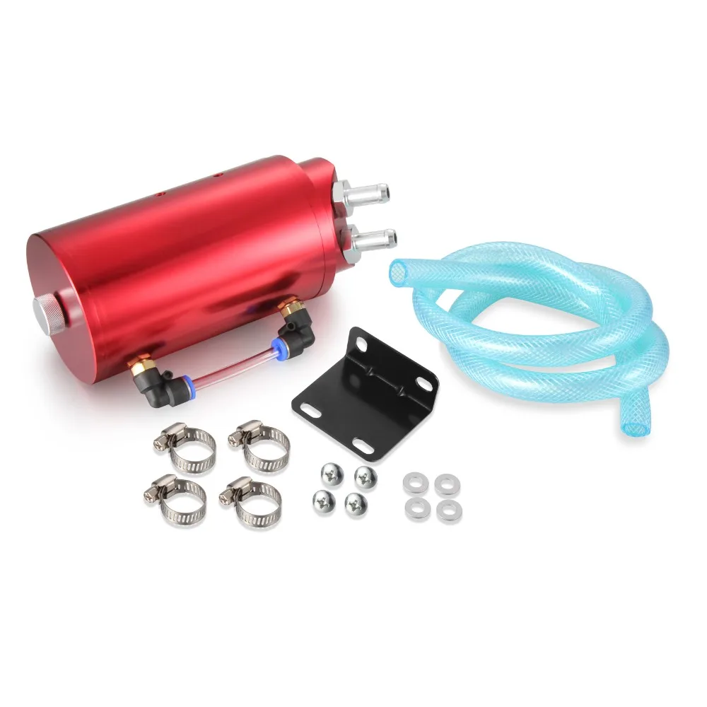 

Oil Catch Can Reservoir Breather Tank 10 mm Fitting Alloy Billet Universal