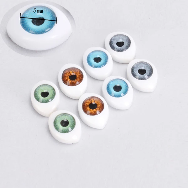 8 шт. пластиковые глаза для кукол 5 мм|plastic eyes|craft eyeseyes for toys |