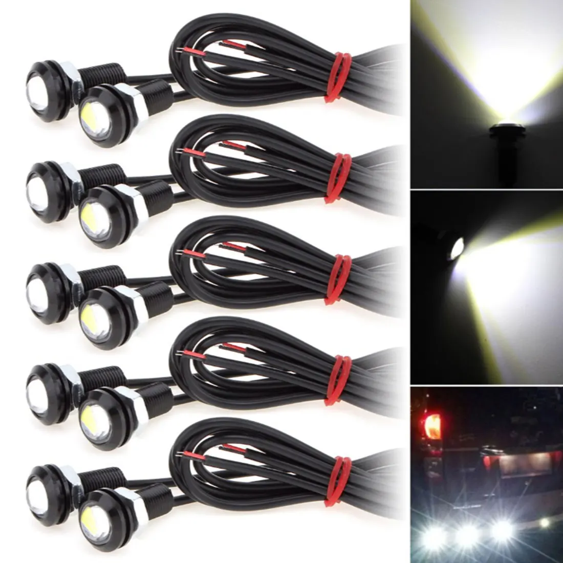 

1Pc Motorcycle LED License Plate Light Bulb Motocross SMD LED 12V Front Lamp DRL Running Light Turn Signal