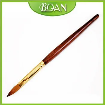 

Rosewood Handle 3D Nail Brush Acrylic Nail Brush Kolinsky Sable Brushes 2#