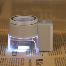 8X Регулируемая световая стойка с лупой Лупа Объектив увеличительное стекло с светодиодный световой шкалой Лупа микроскоп
