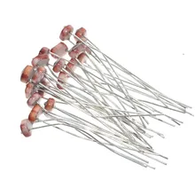 50PCS x 5506 Light Dependent Resistor LDR 5MM Photoresistor wholesale and retail Photoconductive resistance