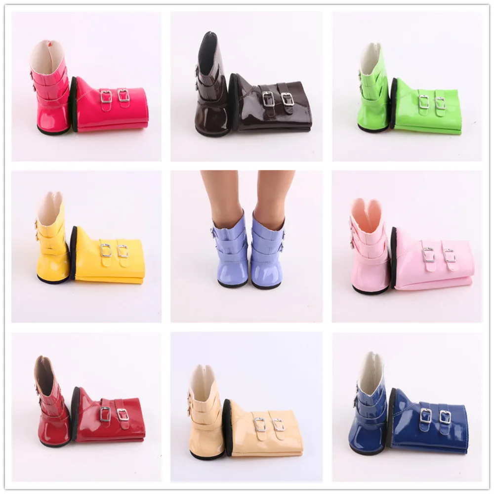 9 different styles boots fit for 18 inch American girl font b doll b font cute
