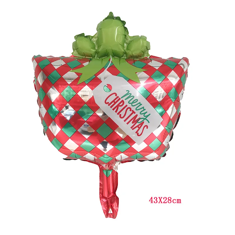 1 шт. мини-шары Санта-Клаус, дерево, снеговик, воздушные шары из фольги, рождественские вечерние украшения, детские игрушки