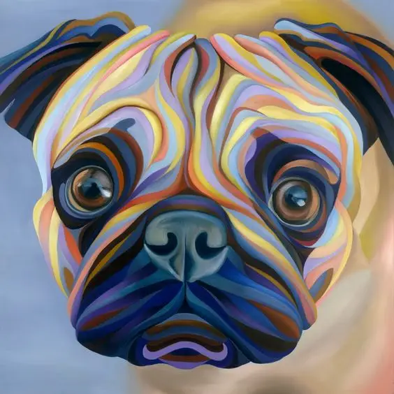 

Pug Dog 5D DIY Diamond Painting Cross Stitch Full Square/Round Drill Needlework Painting Resin Craft Diamond Embroidery Painting