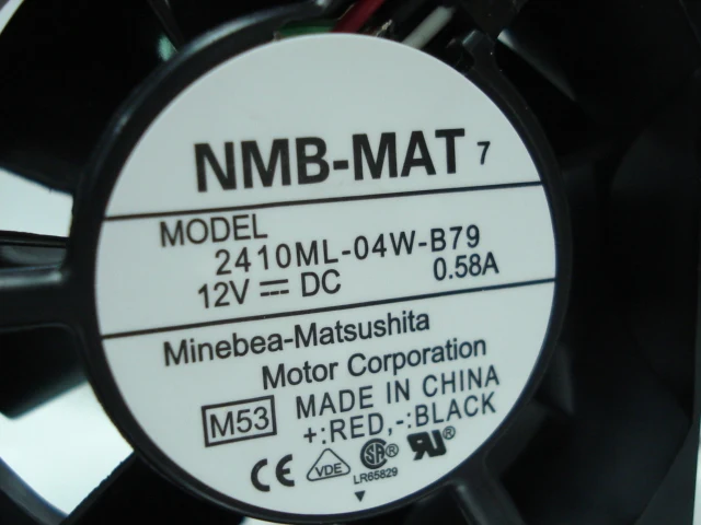 Для NMB 2410ML 04W B79 F62 6025 60x60x25 мм 6 см DC 12 В 0.58A 3 проводной серверный инвертор