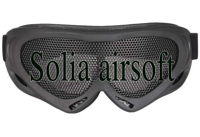 

Tactical Airsoft Eyes Protection Metal Mesh Pinhole Goggle Hunting Glasses