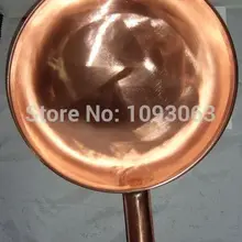 Чисто медная кастрюля Фиолетовый медная сковорода толстые вок электронная кастрюля Диаметр 33 см