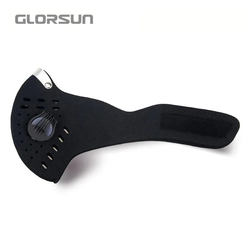 GLORSUN, Спортивная маска, модная, на заказ, смога, pm2.5, воздушный фильтр, мотоцикл, байкер, половина лица, моющаяся, n99, анти запах, пыль, маска для верховой езды