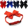 Women Tie Red Butterfly Women's Bow Tie Black Knot Female Girl Student Hotel Clerk Waitress Neck Wear Ribbon Ties green ► Photo 3/6