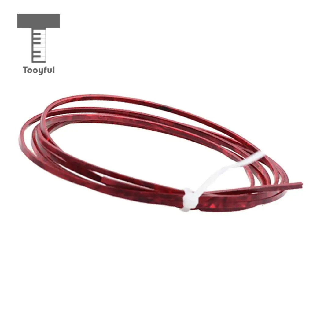 Tooyful Celluloid Guitar Binding Purfling Strip for Guitar Body Project Supplies