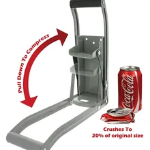 12 унций алюминиевая банка дробилка и открывалка для бутылок сверхмощный металлический настенный газированный пиво Smasher экологичный инструмент для переработки