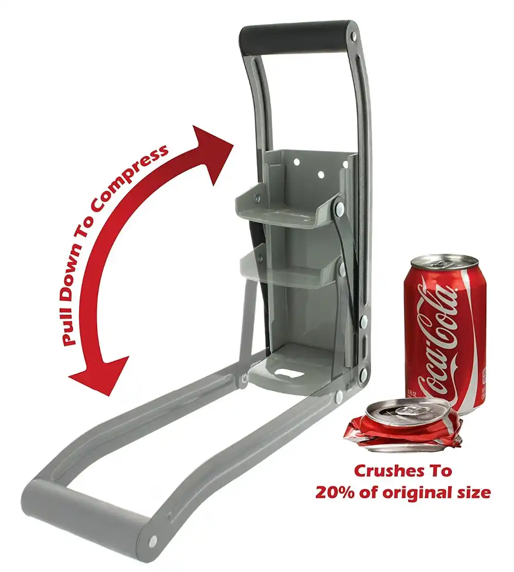 Heavy Duty Metal Can Crusher//Bottle Opener up to 16OZ Cans Beers Soda