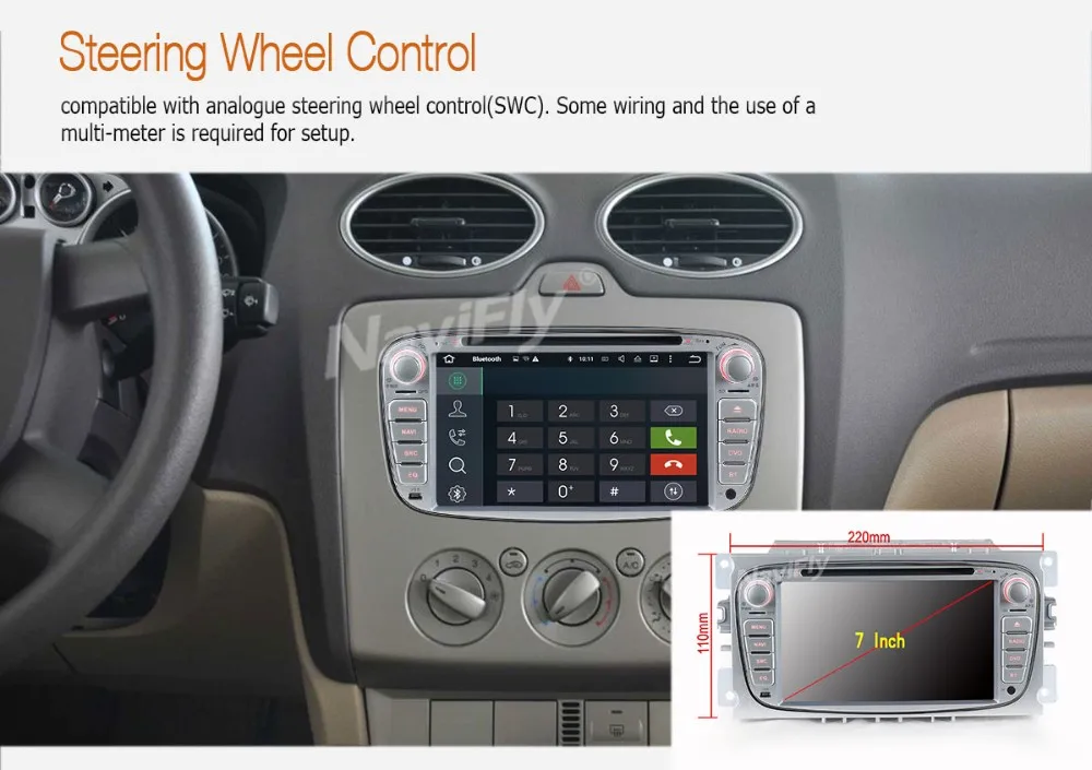 Cheap Two Din 7 Inch Car DVD Player Android7.1 For FORD/Focus/S-MAX/Mondeo/C-MAX/Galaxy Quad Core Wifi GPS Navigation Radio FM USB 4 Cheap Two Din 7 Inch Car DVD Player Android7.1 For FORD/Focus/S-MAX/Mondeo/C-MAX/Galaxy Quad Core Wifi GPS Navigation Radio FM USB 4