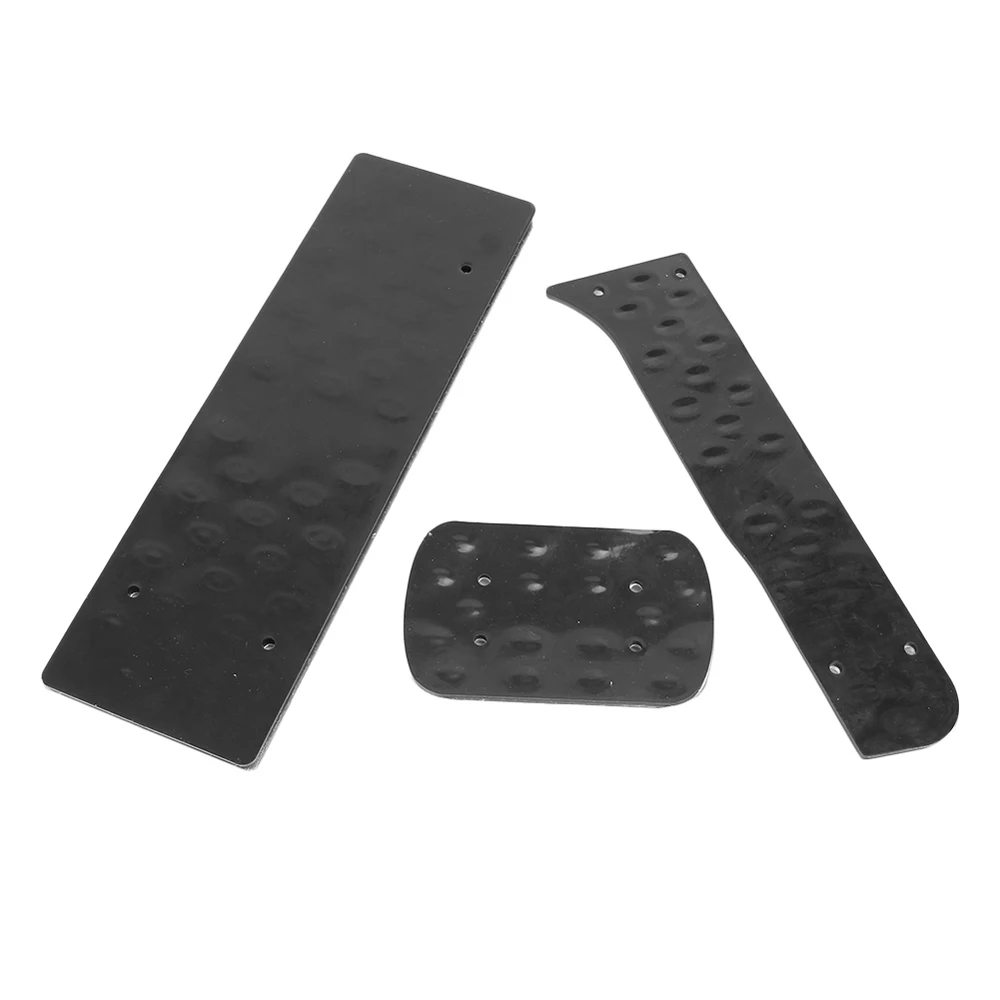 Accelerator Fuel Foot Pedals Footrest Covers Pads Kit For VW Jetta Golf Passat Tiguan Touran Automatic Transmission