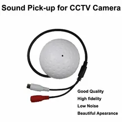Хорошее качество High Fidelity низким уровнем шума камеры видеонаблюдения Sound pick-up, MIC/микрофон, динамик Мониторы аудио для камеры безопасности dvr