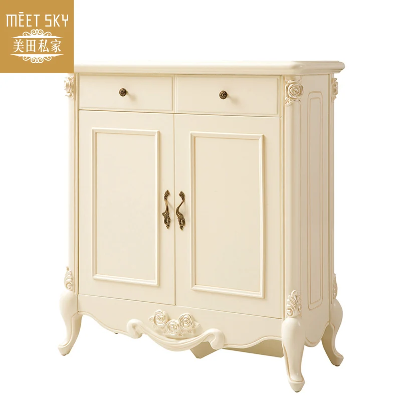 Free Shipping Furniture fashion carved 40s the french rustic white