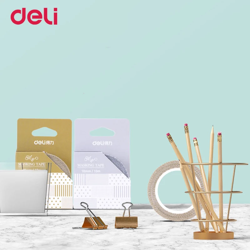 Deli 2 шт. 10 мм * м фотообои ретро милый геометрический рисунок декоративный клей для