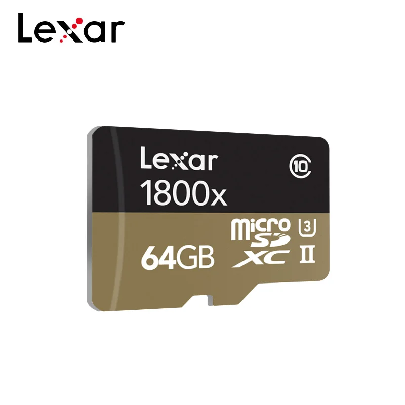 Lexar 1800x Micro SD карта класс 10 максимальная скорость чтения 270 МБ/с./с 32 Гб 64 Гб карта памяти UHS-II U3 TF карта Microsd