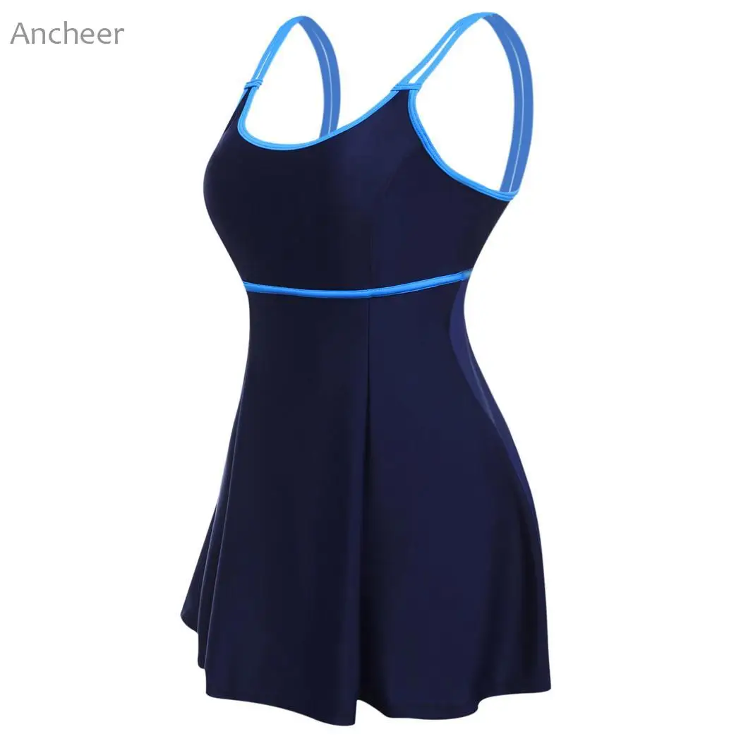 Buy One Padded Contrast Color Skirted Bottom Women