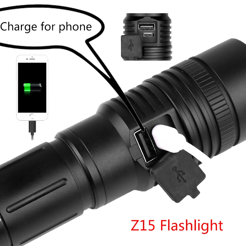 Litwod Z40 8000lm xhp70.2&xhp50 the most powerful led flashlight 26650 usb torch lantern 18650 hunting lamp hand light