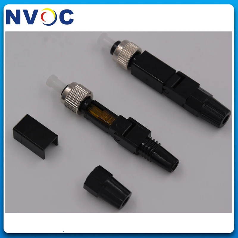10pcs FTTH FC Covered Wire Fiber Optic Connector Fast FC Quick Assembly Connecto