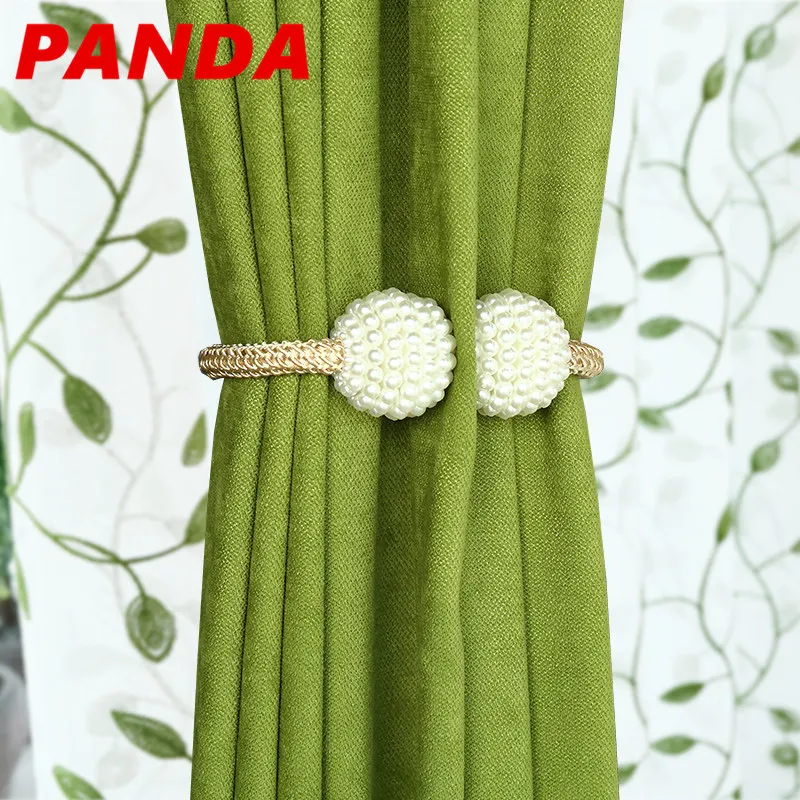 

Curtains Accessories Colorful Hand Made Creative Magnets Curtains Buckle Tie Back Rope Straps Simple Modern Fashion