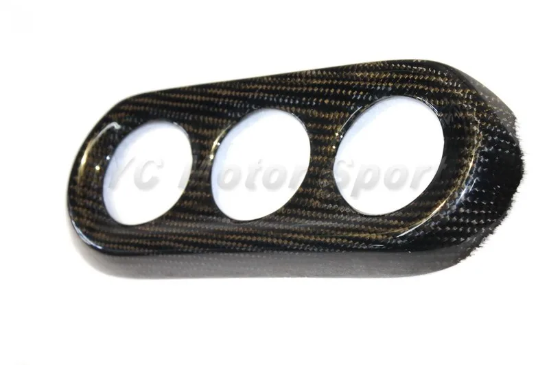 2008-2012 Mitsubishi Lancer Evolution EVO X Ralliart HVAC Control Panel Cover CF (3)