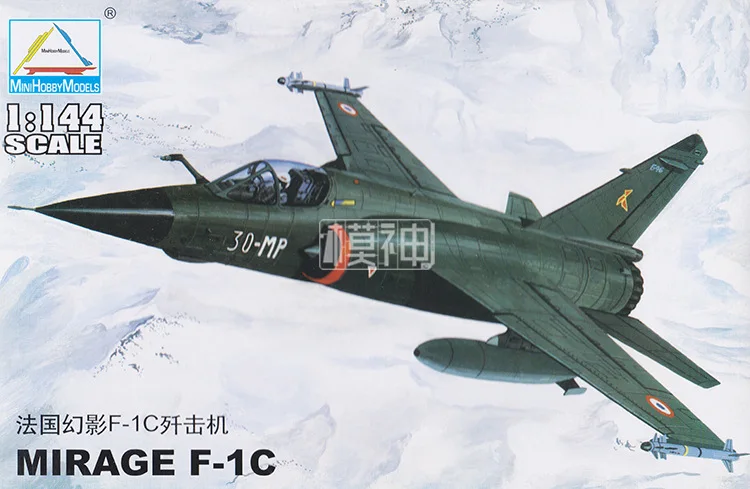 1: 144 Франция Mirage F-1C истребитель современный военный самолет собранная модель