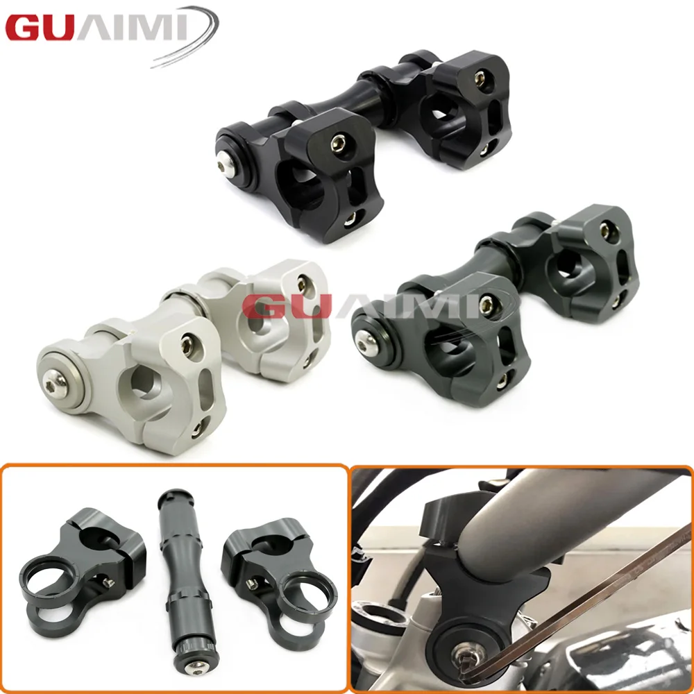 Motorcycle Handlebar Riser Handle Bar Clamp For BMW R1200GS LC 13-17/ R1200GS LC Adventure 14-17 Motorcycle Handlebar Riser Handle Bar Clamp For BMW R1200GS LC 13-17/ R1200GS LC Adventure 14-17