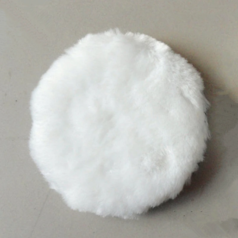 

Best Quality 100mm / 4" Real Wool Polishing Grinding Buffing Head Pad for Car Polisher Buffer Self-adhesive Wool Polishing Wheel