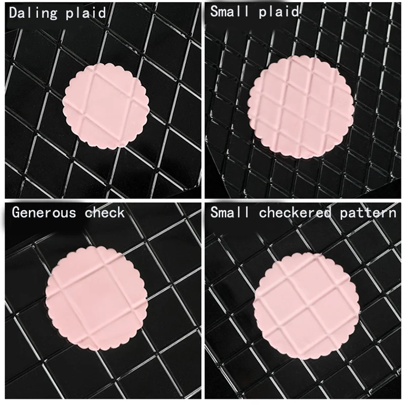 4 шт./компл. прозрачный Пластик Сетчатая текстура Мат торт Шоколадный печатной формы сетки отделочных работ Fondant(сахарная) отпечаток коврик для выпечки