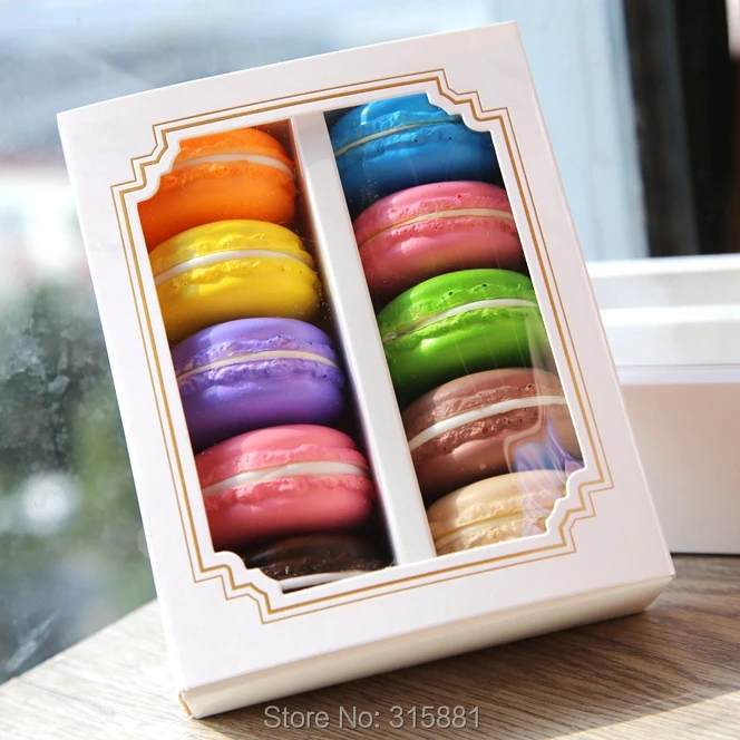 

Window Macaron boxes,Gift boxes, chocolate box, cookie box 20PCS/LOT