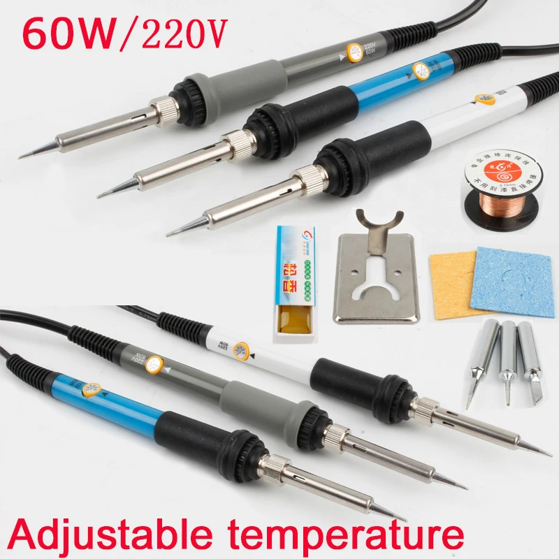 Electric Soldering Iron with regulator 220V 60W Welding Solder Rework