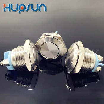 

10pc waterproof 16mm DC 36V 2A stainless steel momentary push button switch starter button switch for car boat door speaker