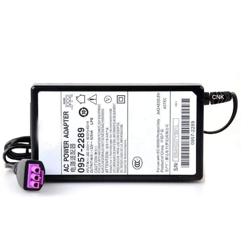 Зарядное устройство для принтера HP 0957 2289 2269 J4580 J4460 J4500|32v 625ma|ac adapterfor hp |