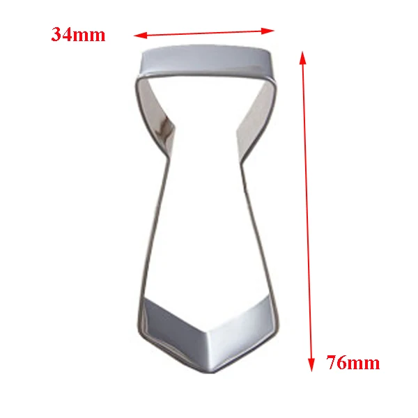 3pcs Tie Glasses Moustache Cookie Cutter Fondant Baking Mold