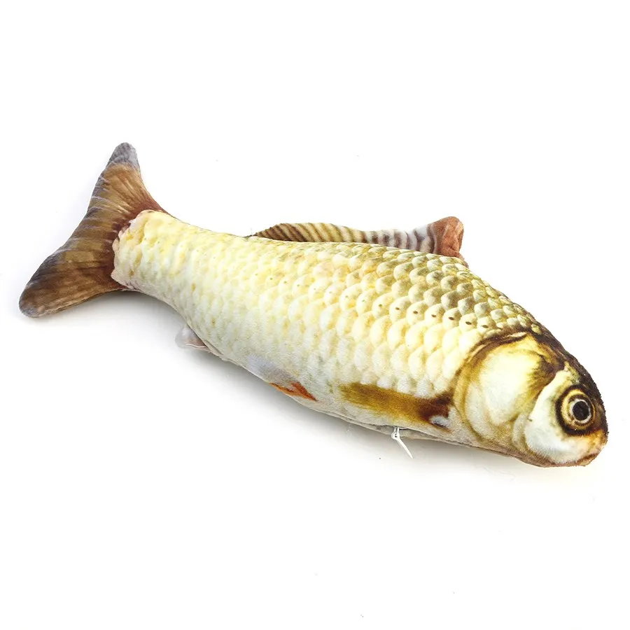 Grass Carp 30 см Cat игрушки интерактивные Сайра испанский скумбрия Cat мышь перо Чик рыбы школа Mascotas высокая моделирования рыбы - Цвет: Grass Carp