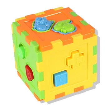 

Hot Baby Colorful Math Square Matching Blocks Children Sorting Box Educational Toys Early Childhood Learning Toy