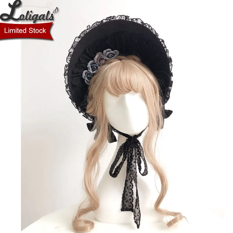 Miss Lolo ~ сладкий Лолита капот BB шляпа от Alice Girl Ограниченное количество в наличии |