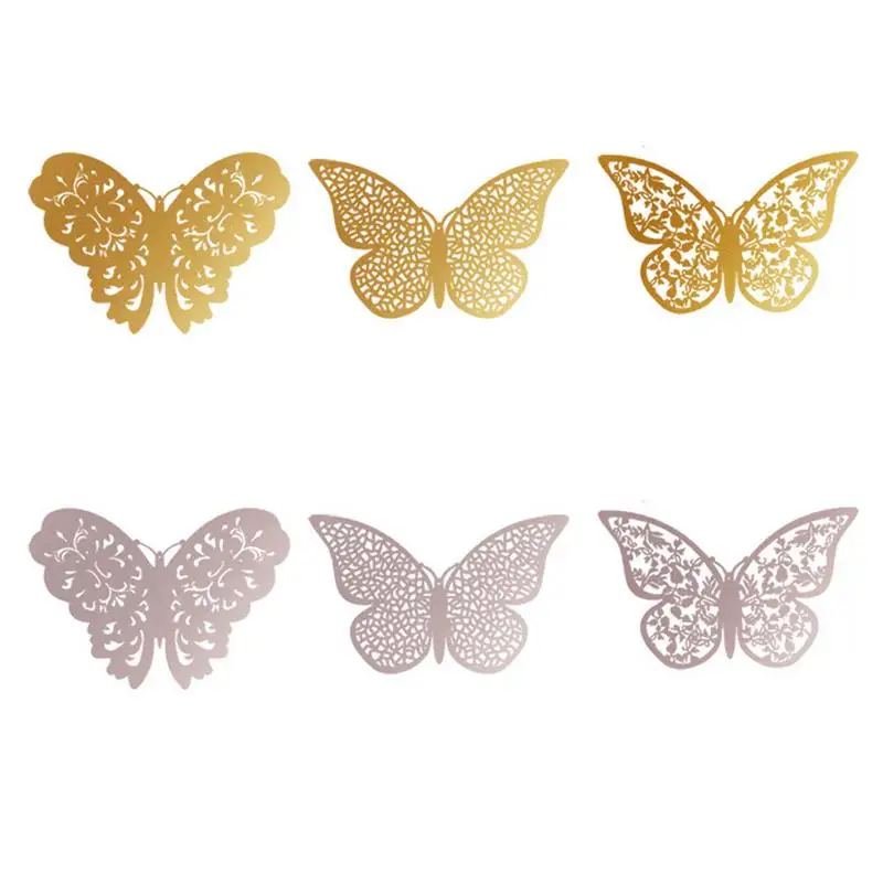 AUGKUN-1PC-Metal-Texture-3D-Hollow-Butterfly-Wall-Stickers-Gold-Silver-Home-Decoration-Festive-Decoration (3)