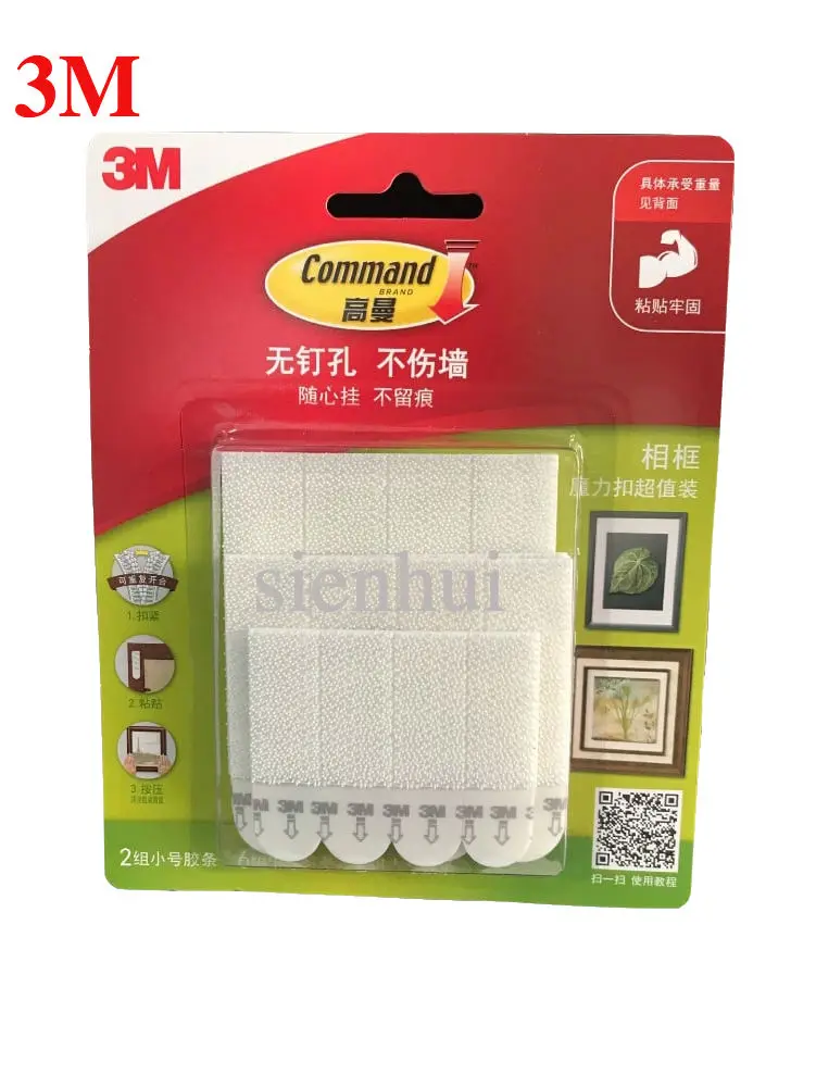 NEW 20pcs command Picture Frame Hanging strips Command Hook 3M Command