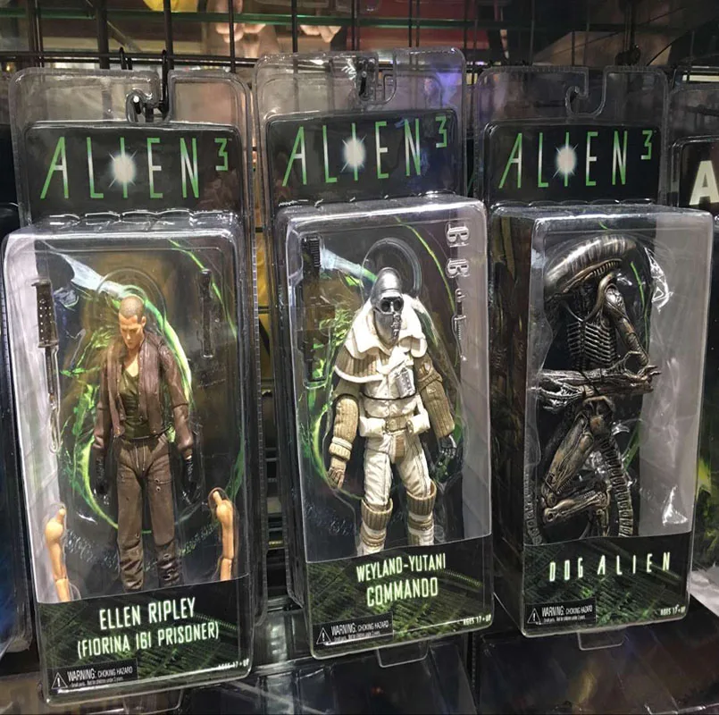 

NECA Aliens 3 Dog Alien Weyland-Yutani Weyland Yutani Commando Ellen Ripley PVC Action Figure Collectible Model Toys Doll 7