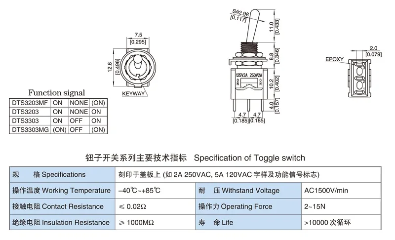 DTS-102 specification