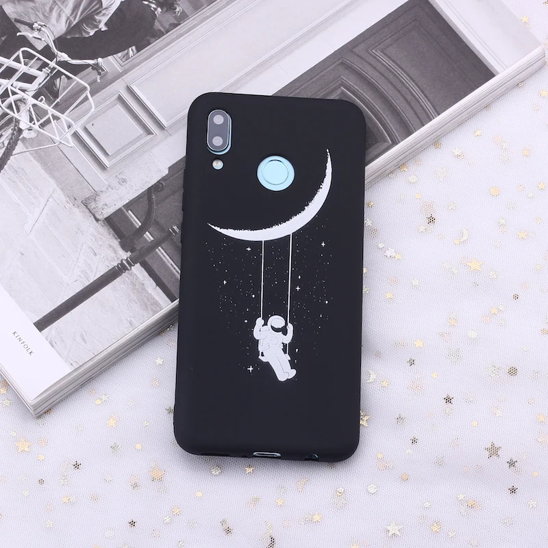 Силиконовый чехол для телефона Xiaomi mi Red mi Note 5 6 7 8 9 lite Pro Plus Space Moon Astronaut Stars Candy - Цвет: 7