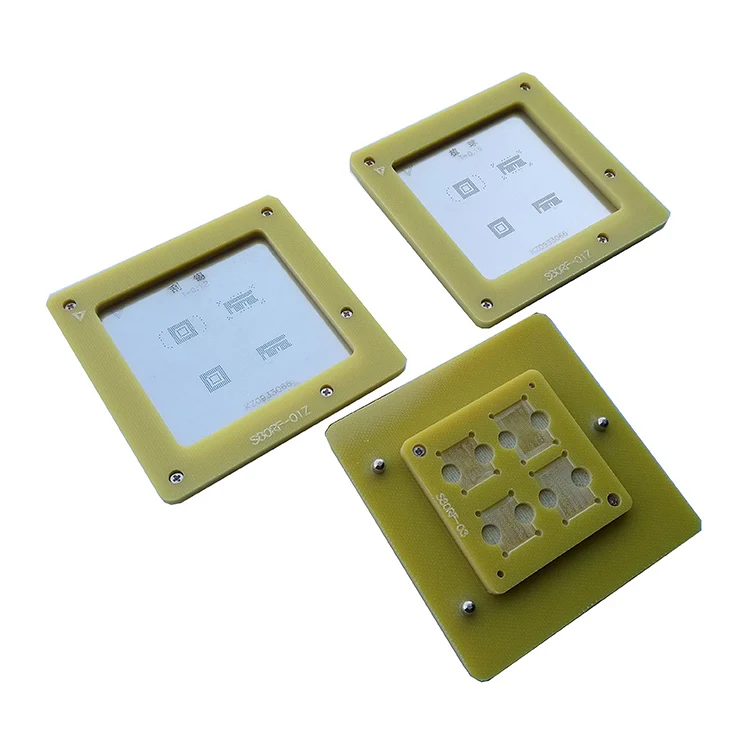 

4 in 1 eMMC/eMCP Reballing stencil BGA Rework Station eMMC153 eMMC169 eMCP162 eMCP186 Reball Jig Solder Ball Mounting NAND chips
