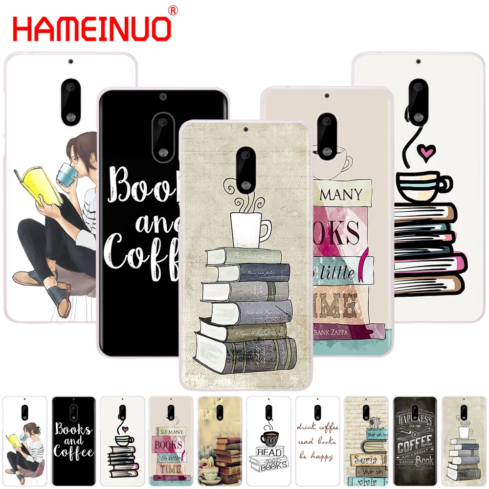 

HAMEINUO Books And Coffee Inverted Mck Print cover phone case for Nokia 9 8 7 6 5 3 Lumia 630 640 640XL 2018